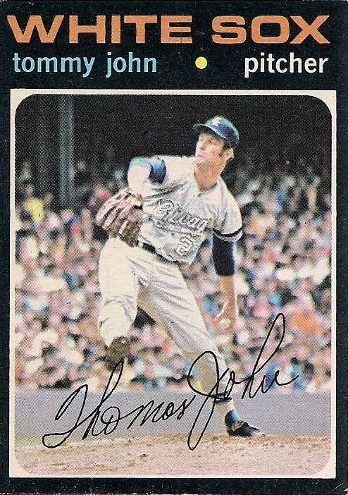 When it comes to fame, Tommy John is Topps.